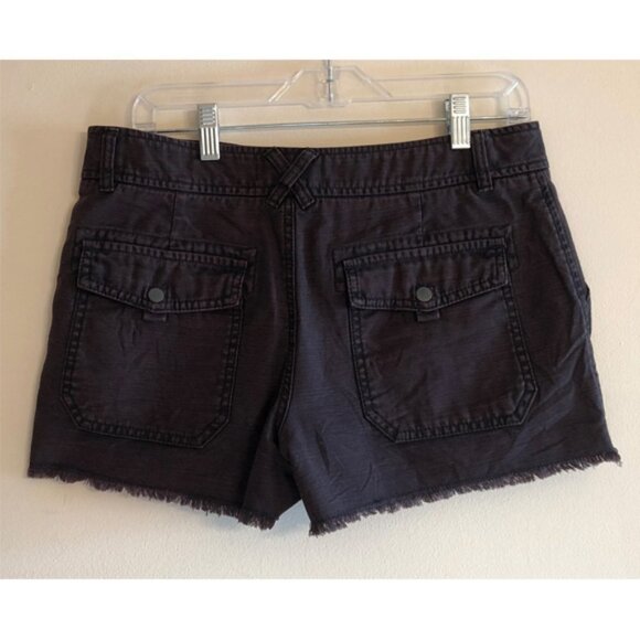 Free people rustic brown frayed hem shorts 8 casual  worn in style - Picture 4 of 5